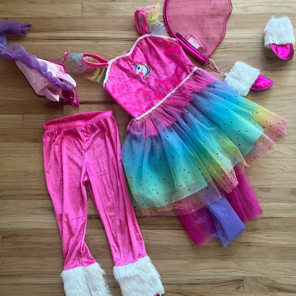 Unicorn costume with wings